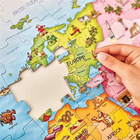 History of MAP Puzzle Of The World Map